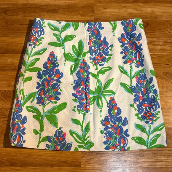 Lilly Pulitzer Women’s Lynnie Honeycomb Pique Mini Skirt Size 10 Floral - Picture 5 of 8